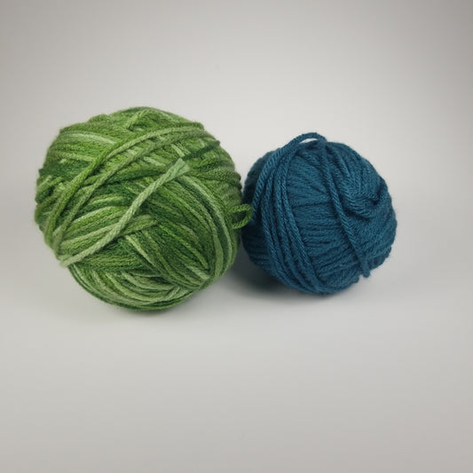 Misc. Green and Blue Yarn