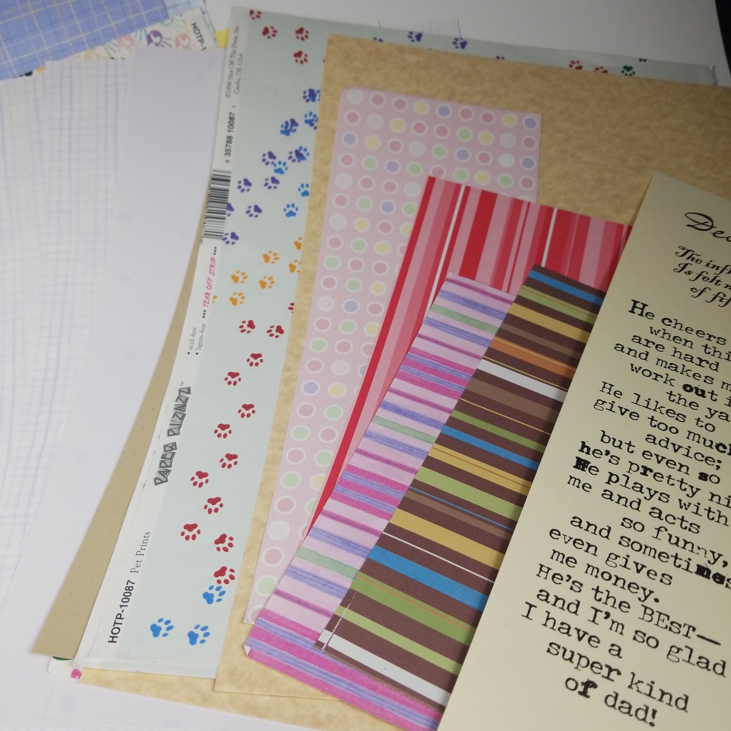 Decorative Scrapbook Paper Bundle