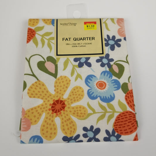 Flower Fabric Fat Quarter