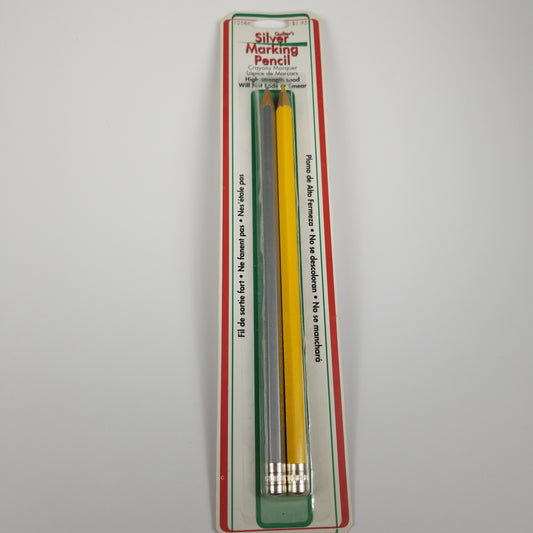 Yellow and Silver Marking Pencil