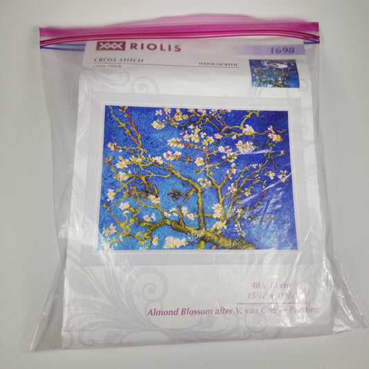 Riolis Cross Stitch Kit holiday/ spring cherry blossom