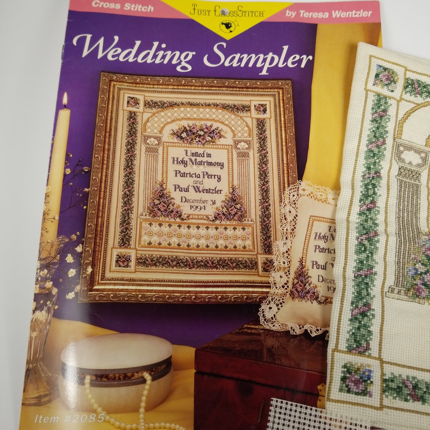 Wedding Sampler Cross Stitch