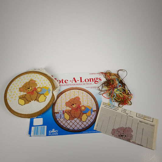 Tote-a-longs Bear Cross Stitch Kit