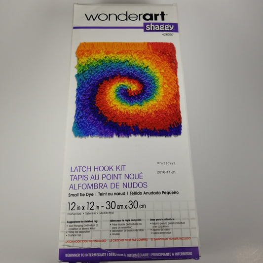 Wonderart Rainbow Sprial Latch Hook Kit