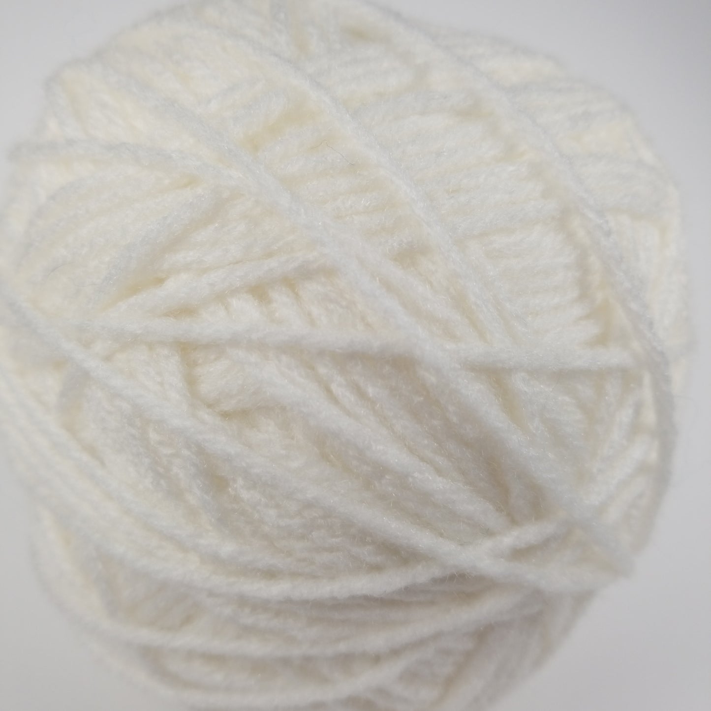 White Acrylic Yarn 134g