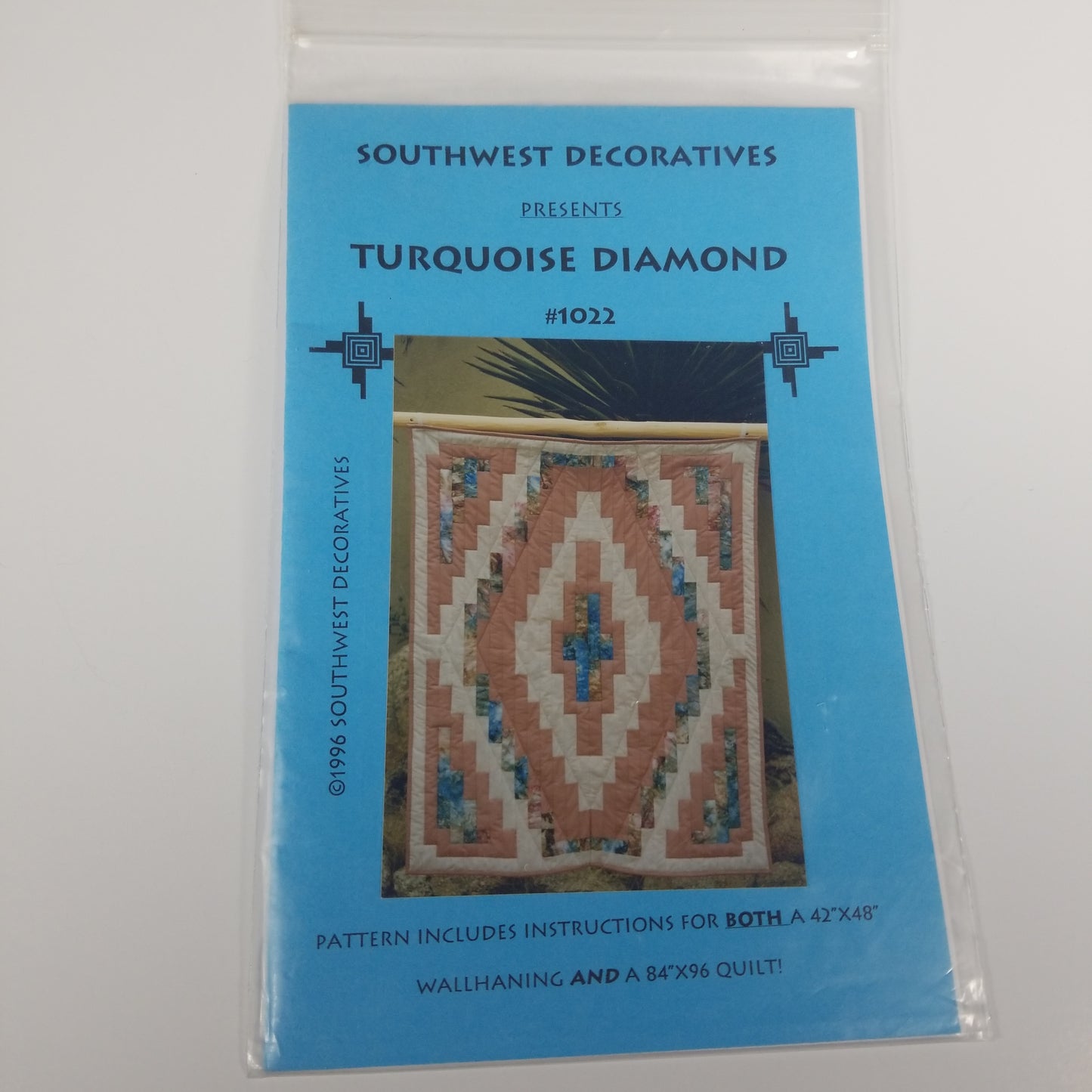 Turquoise Diamond Quilt Pattern