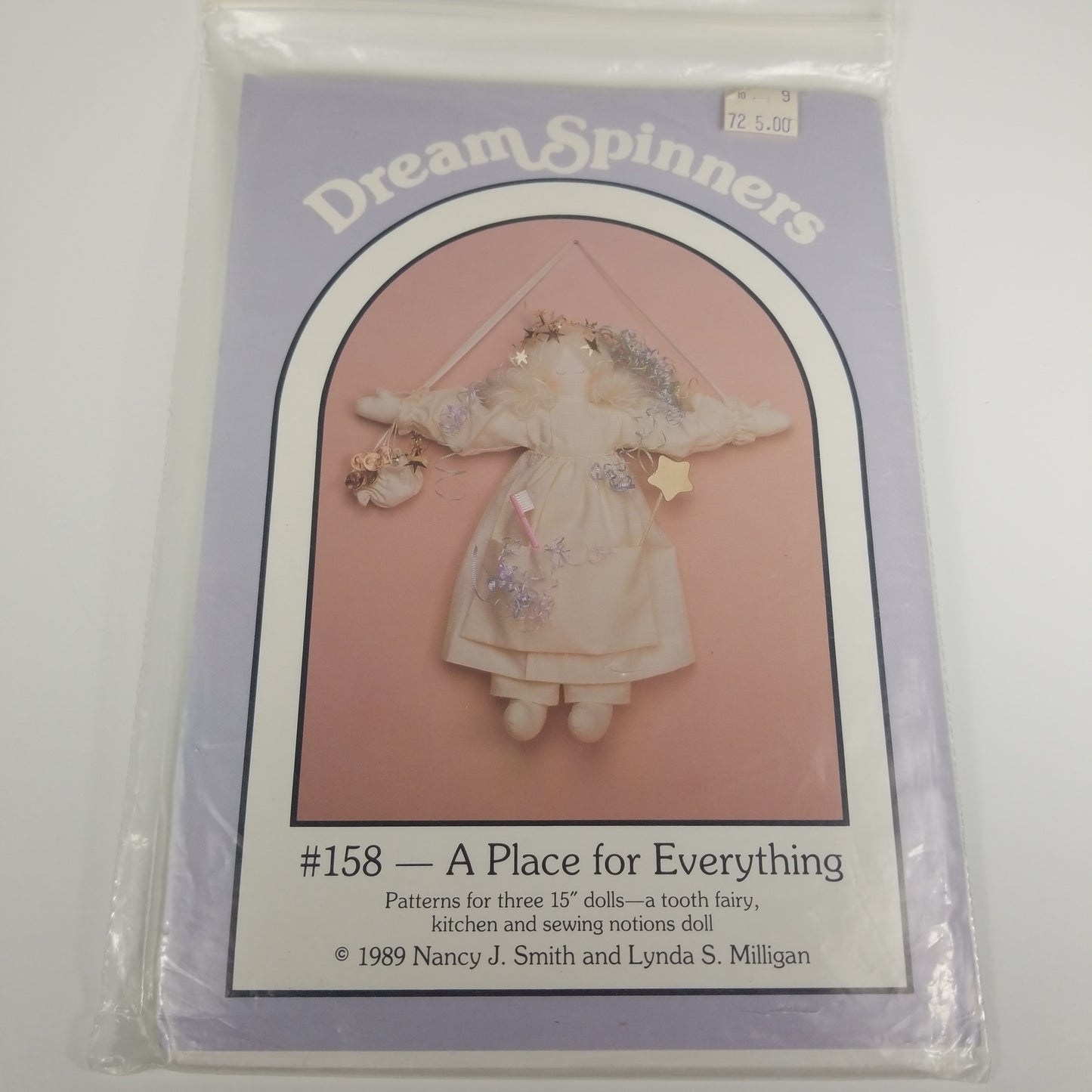 VTG A Place for Everything Angel and Kitchen Dolls Sewing Pattern lot of 2 Dream Spinners 158