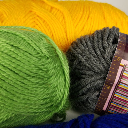 4 skein Yarn bundle Mystery Yarn Brands