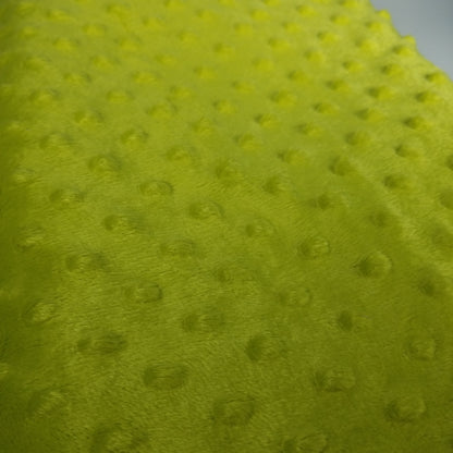 Light green bubble minky fabric