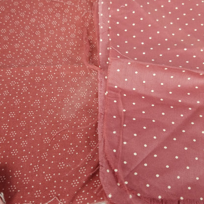 Pink dots fabric bundle