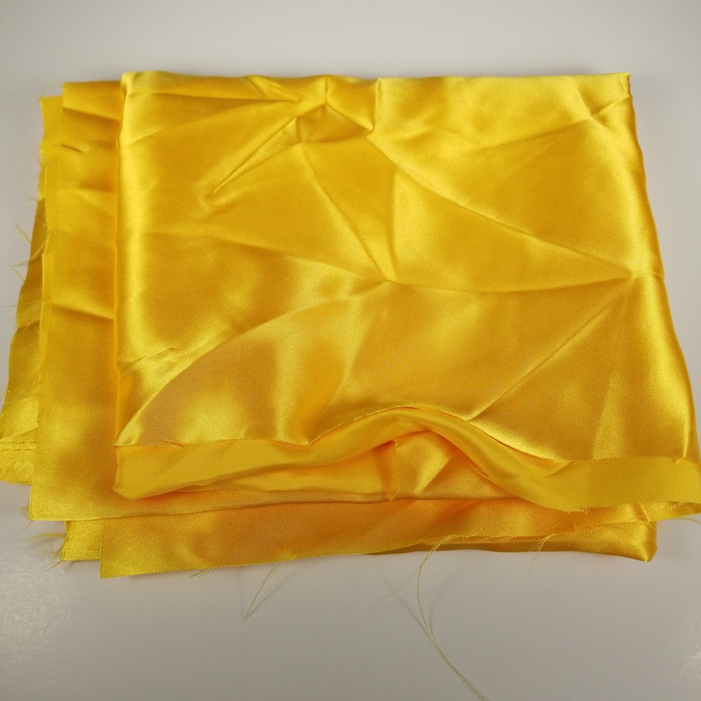 Gold satin fabric