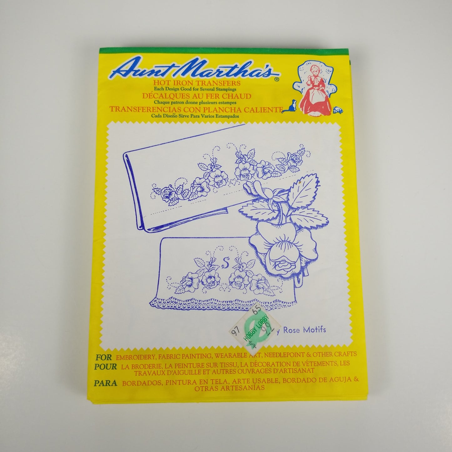 Hot iron transfers (7 packs)