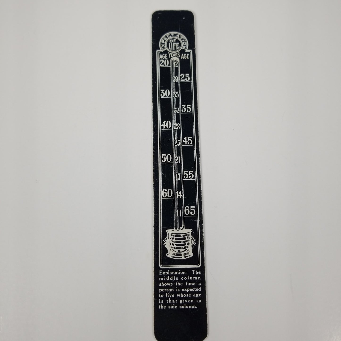 Vintage 6inch ruler from the state life insurance co.