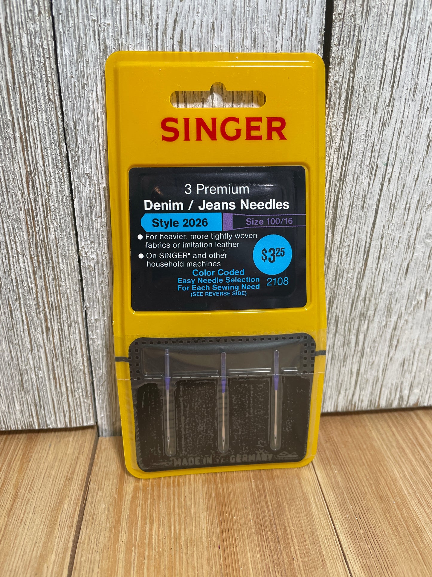 Singer Sealed Premium Sewing Machine Needles (U PICK SIZE)