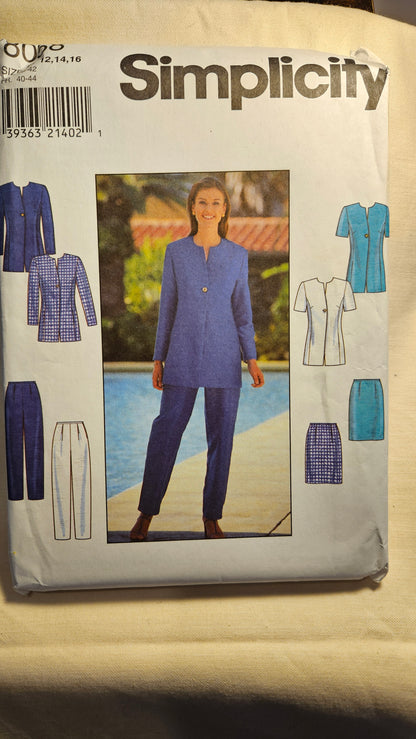 Simplicity #8058 misses size P 12-16 uncut ff sewing pattern