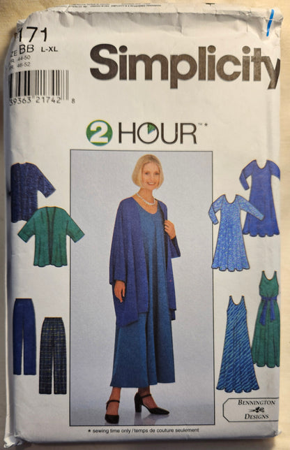 Simplicity #8171 misses sizes 16-22 uncut ff sewing pattern