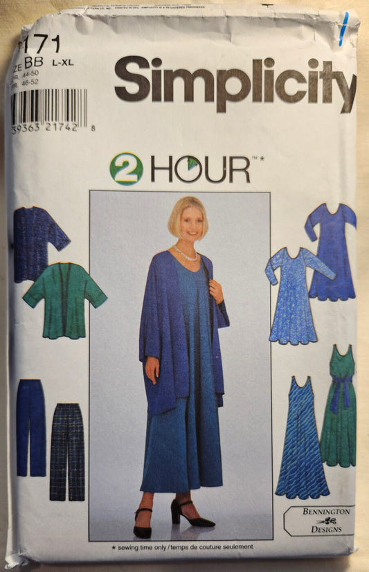 Simplicity #8171 misses sizes 16-22 uncut ff sewing pattern