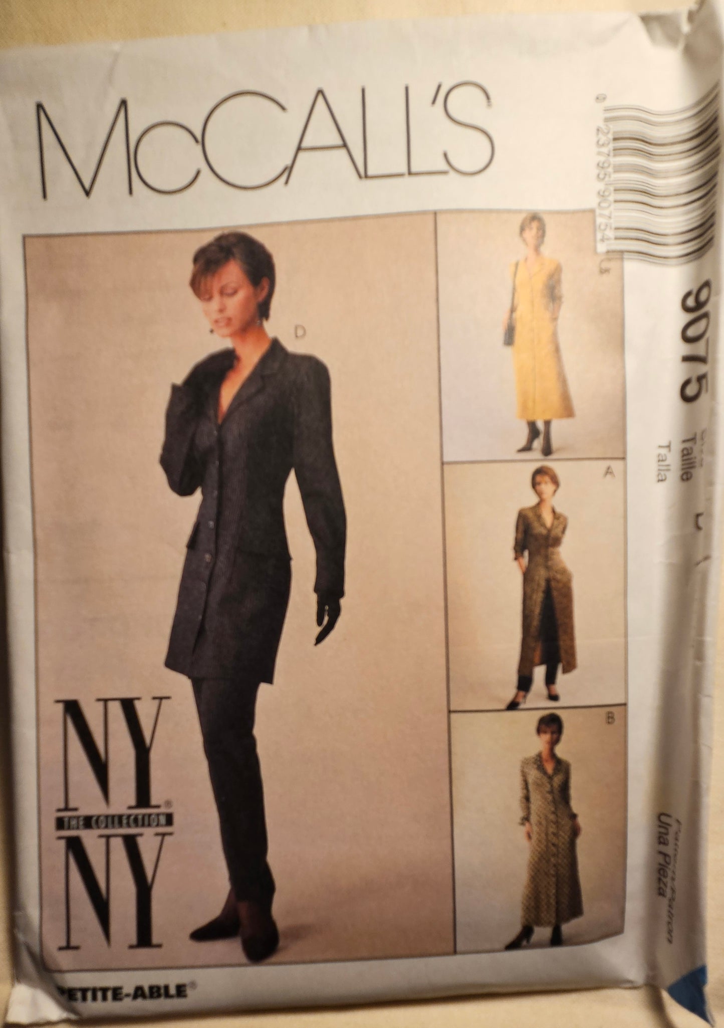 McCall's #9075 misses size D 12-16 uncut ff sewing pattern