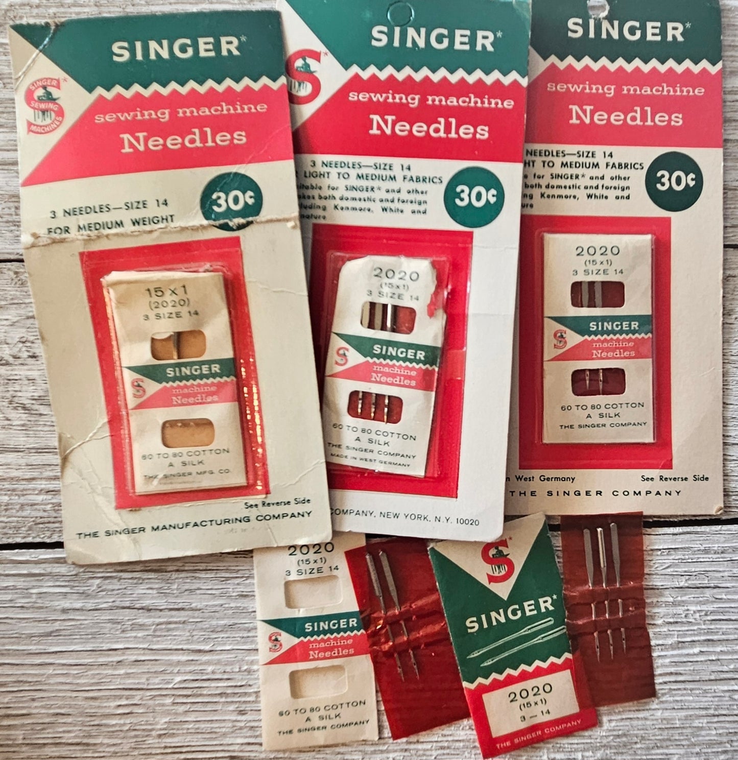 Vtg Singer Sewing Machine Needles Size 14 style 2020