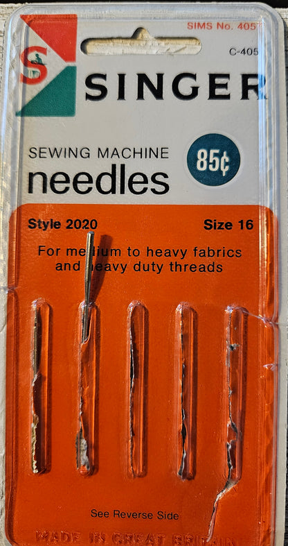 Lot Singer Mixed Sewing Machine Needles size 16 Simanco SKC unmarked