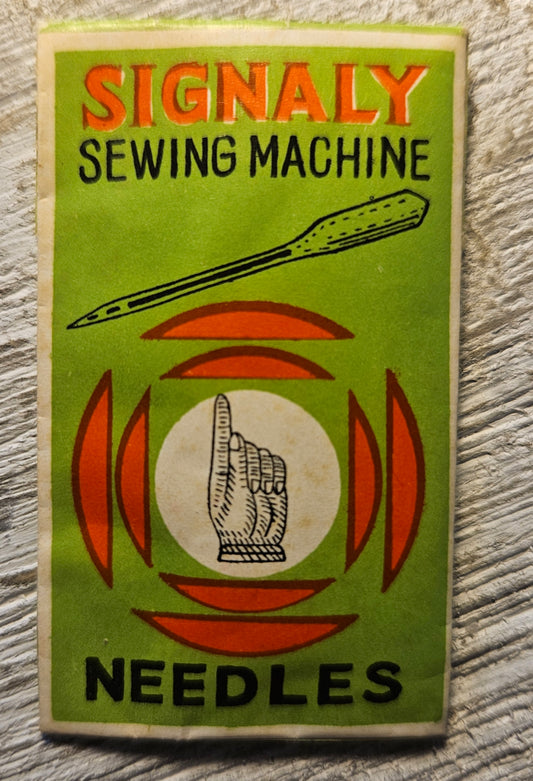 Signaly Sewing Machine Needles HA x 1 Size 14 1950’s Vtg NOS