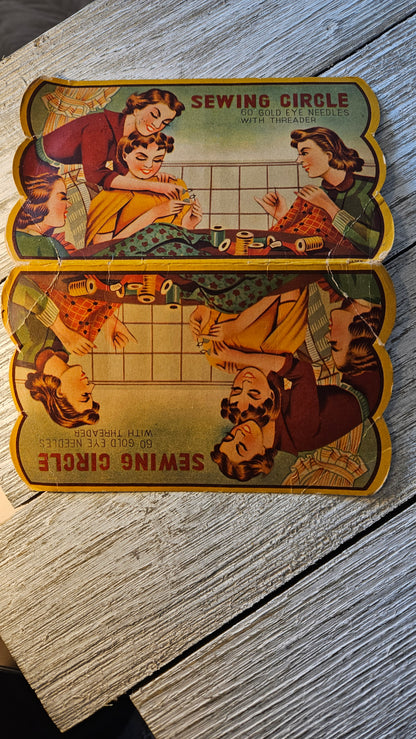 Vintage Advertising Needle Books Japan - Sewing Susan Circle Happy Home Travel Cornet Stores - (U pick)