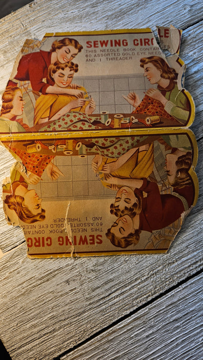 Vintage Advertising Needle Books Japan - Sewing Susan Circle Happy Home Travel Cornet Stores - (U pick)