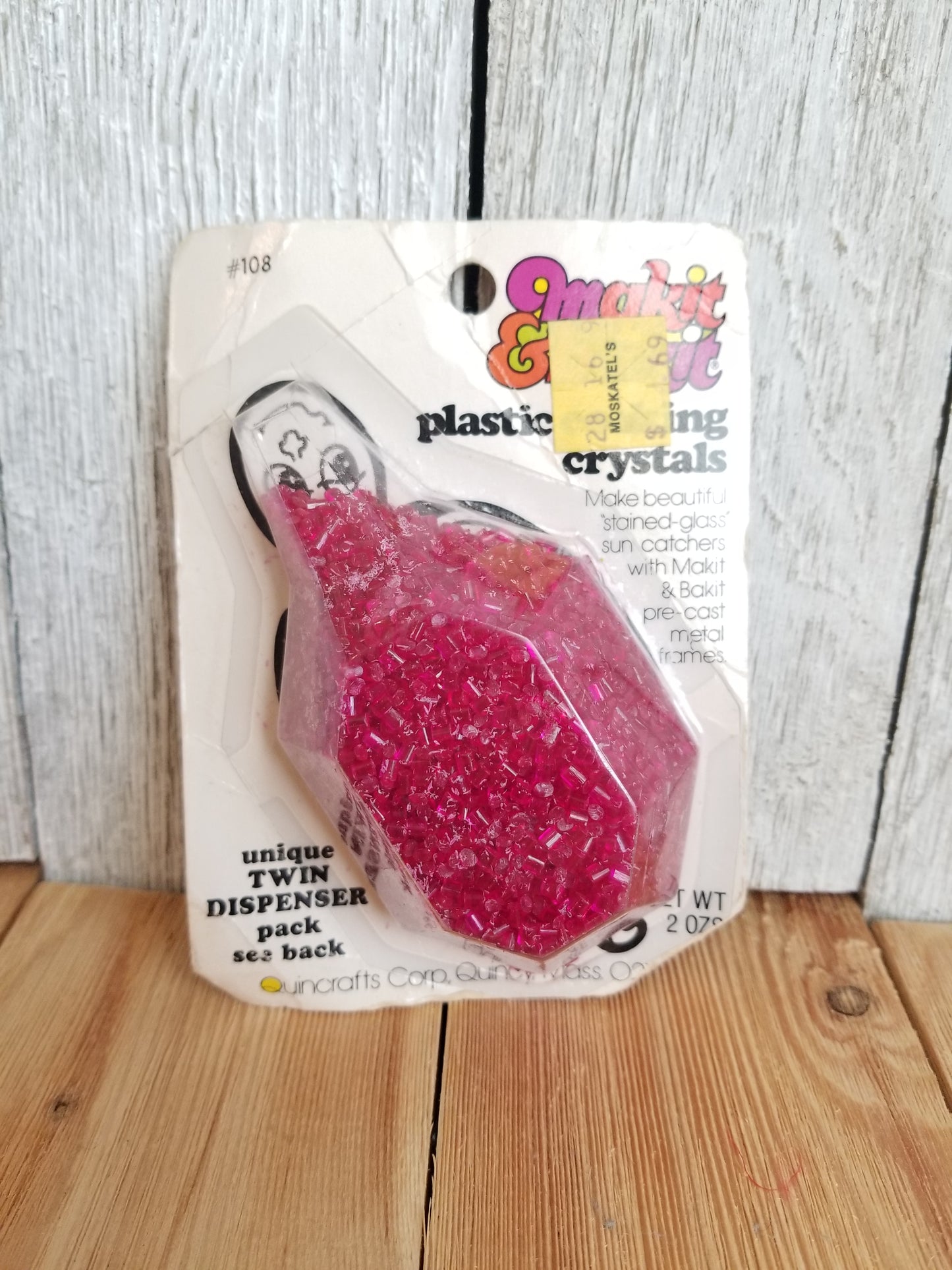 Vintage Makit and Bakit Refill Plastic Cooking Crystals Suncatchers Choose Your Color