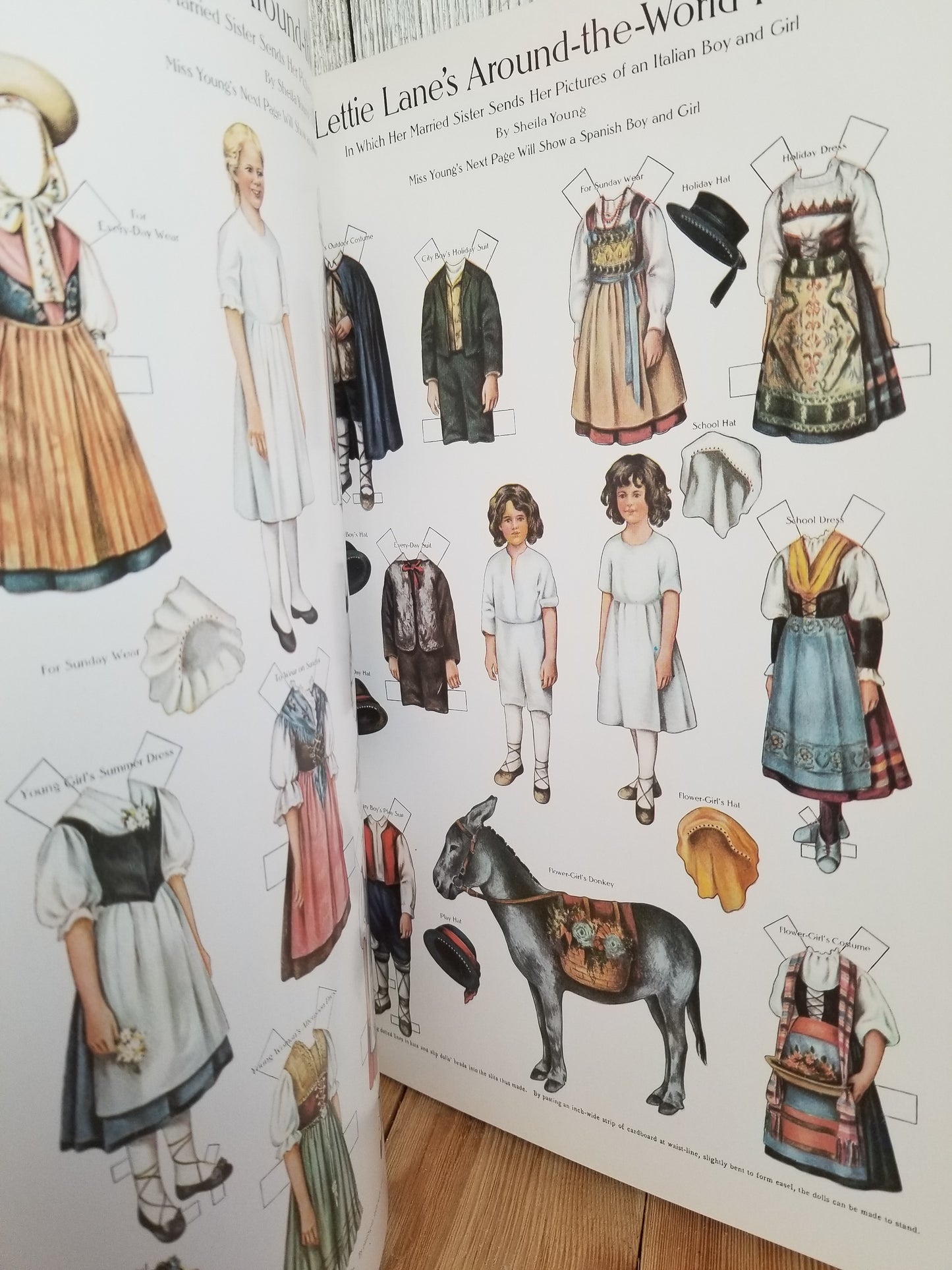 Uncut Paper Dolls in Full Color by Theodore Menten, Peggy Rosamond, Shelia Young, Kathy Allert, And the Wenham Museum Book New