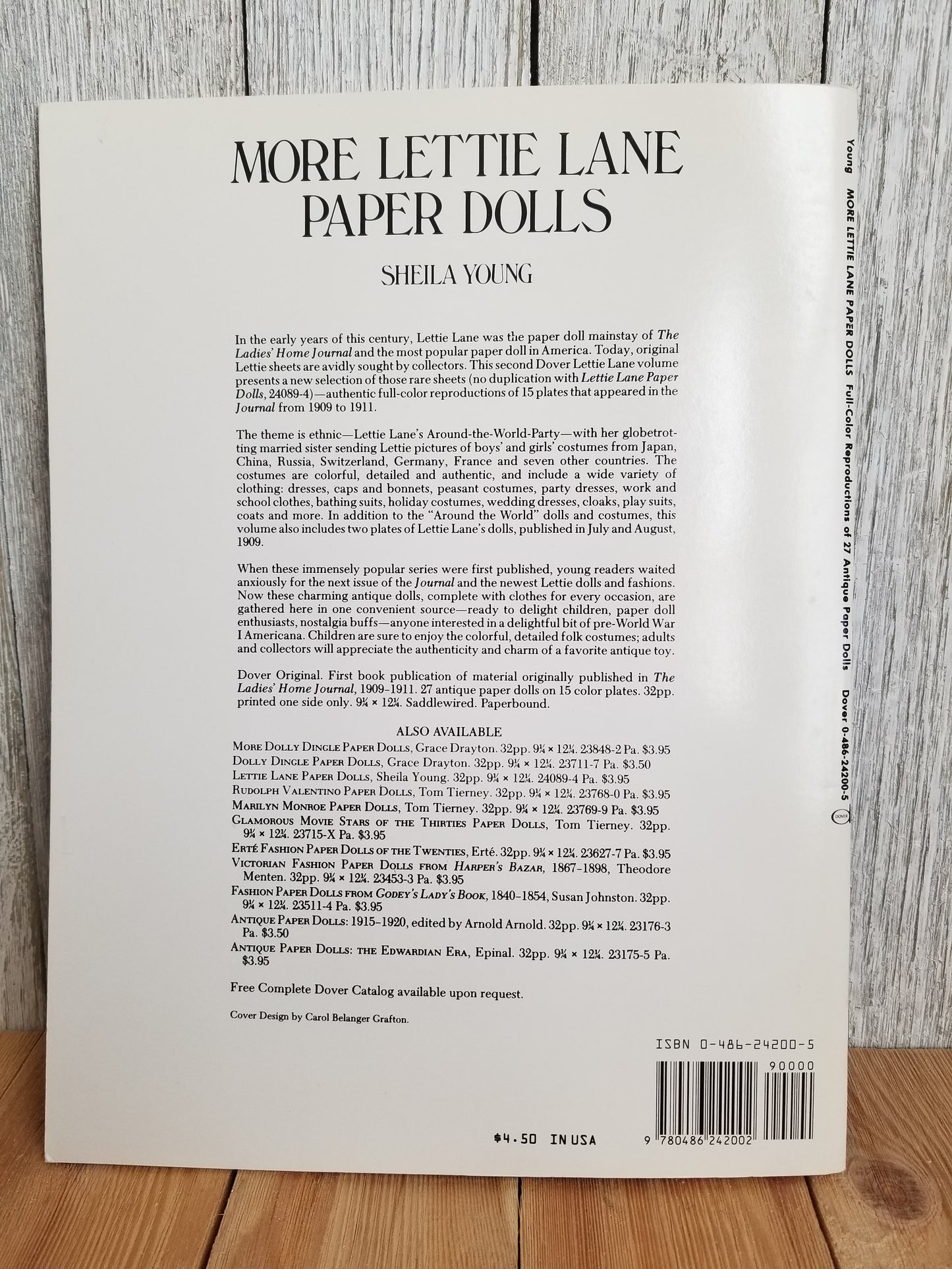 Uncut Paper Dolls in Full Color by Theodore Menten, Peggy Rosamond, Shelia Young, Kathy Allert, And the Wenham Museum Book New