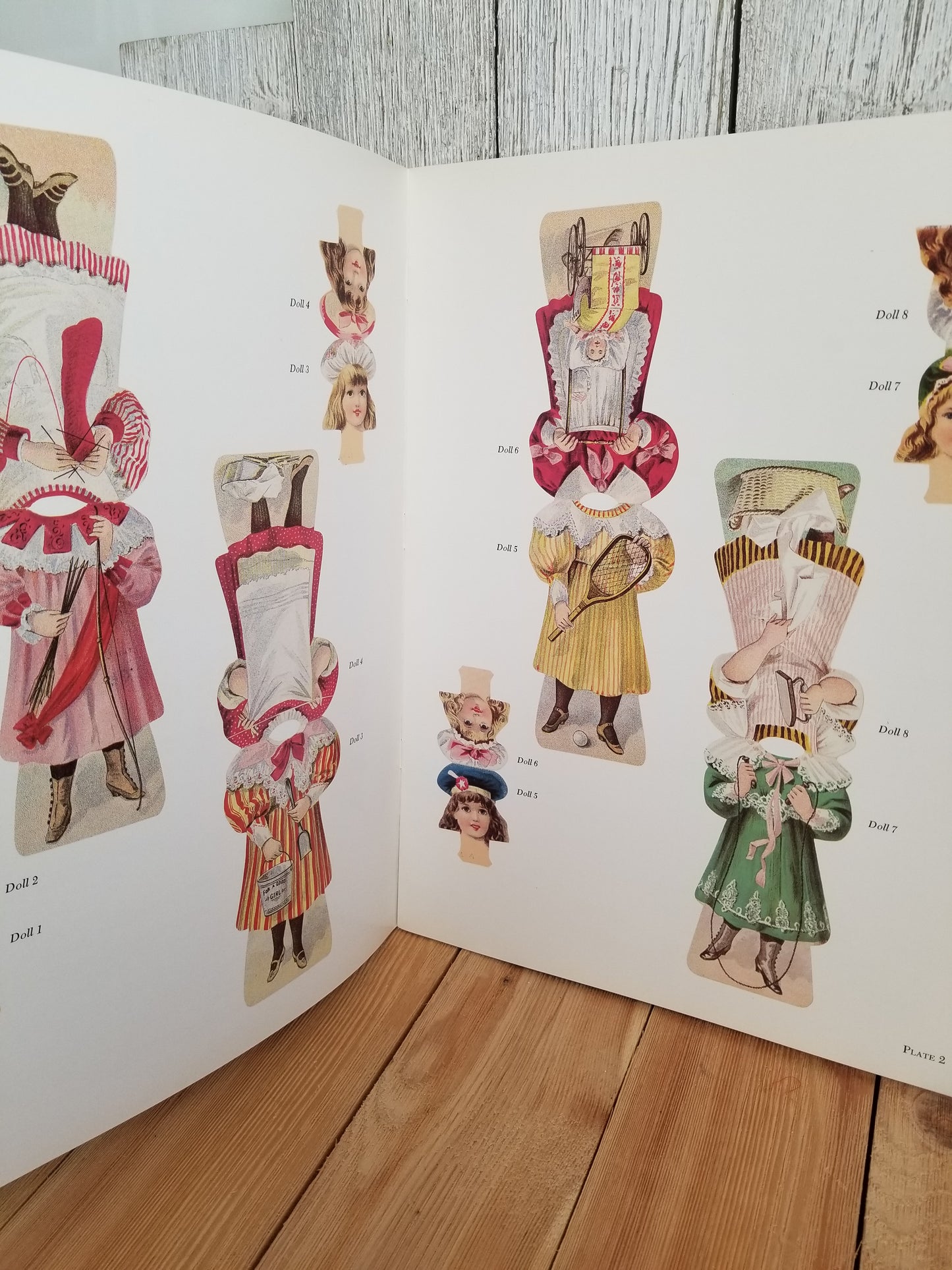 Uncut Paper Dolls in Full Color by Theodore Menten, Peggy Rosamond, Shelia Young, Kathy Allert, And the Wenham Museum Book New