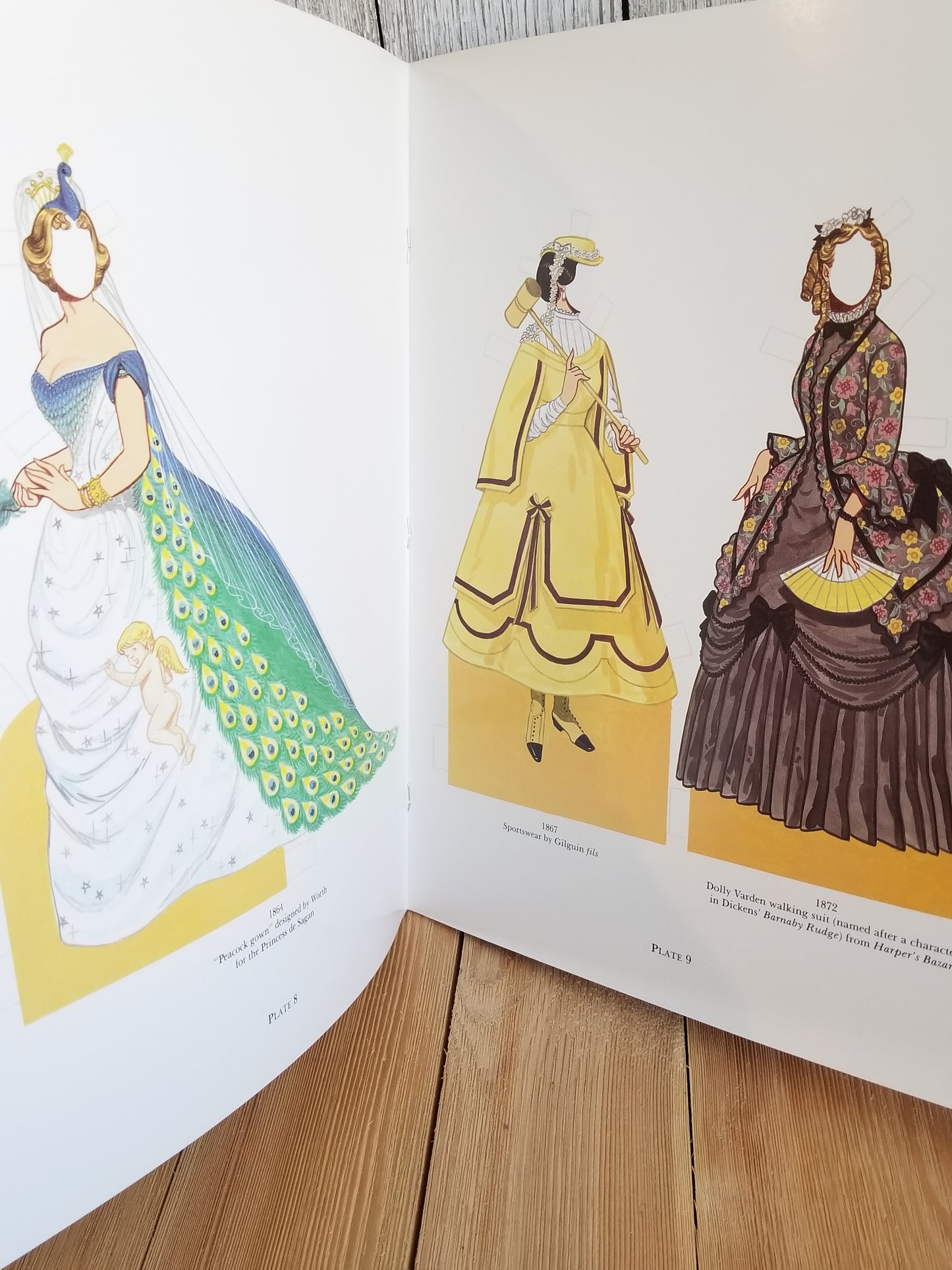 Uncut Paper Dolls in Full Color by Tom Tierney Book New