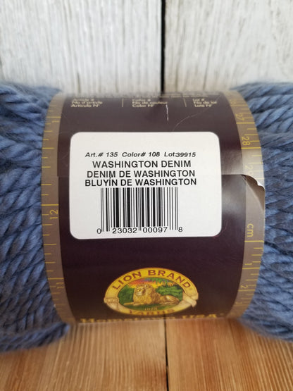 Lion Brand Hometown USA Pick Your Color Full Skein Yarn