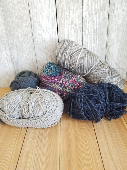 Worsted Weight Acrylic Yarn Bundle Mystery Yarn Colorful Skeins