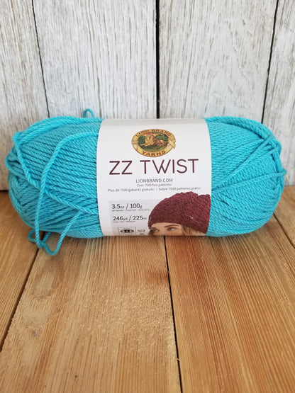 Lion Brand ZZ Twist Pick your Color Full Skein Yarn