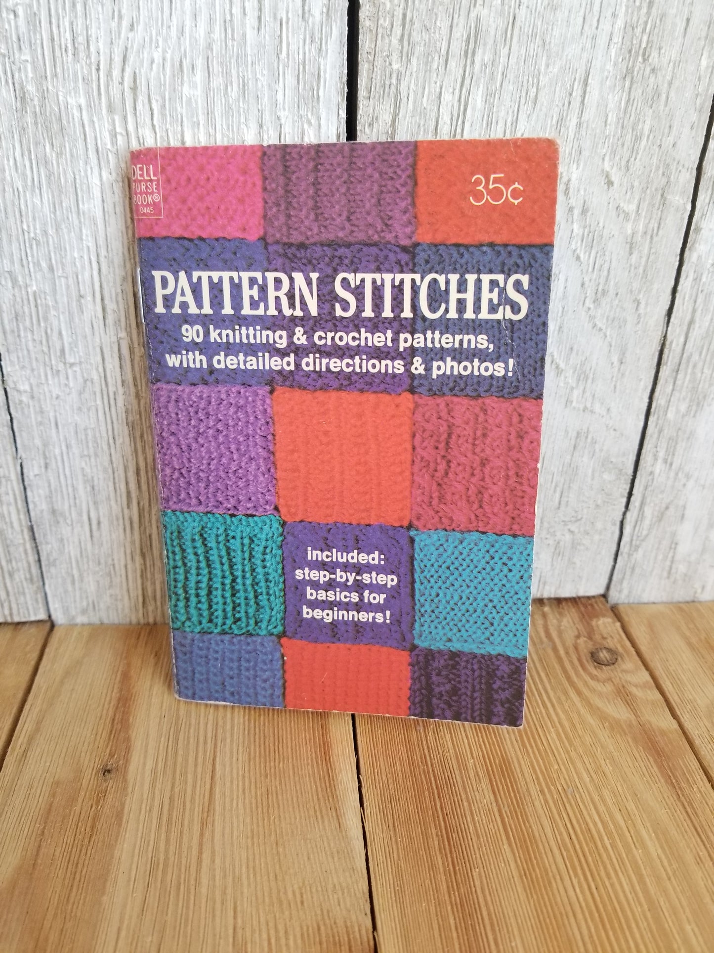 Vintage Knitting and Crochet Books lot of 3 Pattern Stitches Decorator Afghans Colorwork Mittens