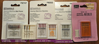 Kenmore Sewing Machine needles (U PICK brand size)