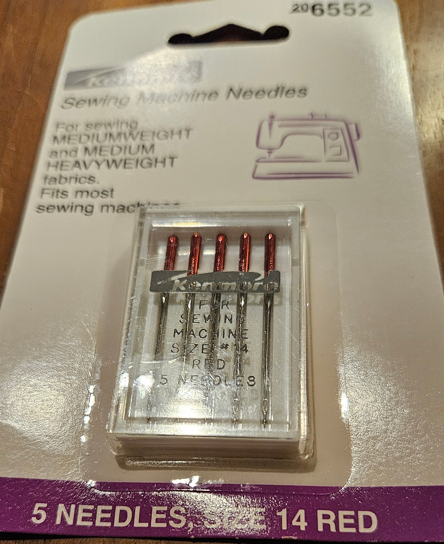 Kenmore Sewing Machine needles (U PICK brand size)