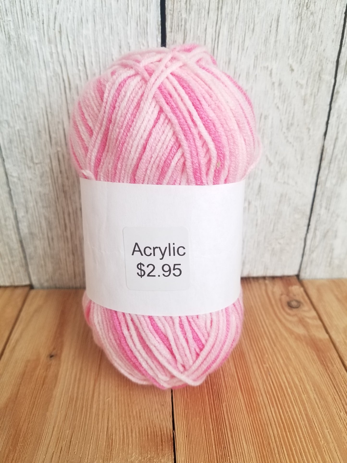 Prism Fabrics and Crafts Pink Variegated Acrylic Yarn 45g