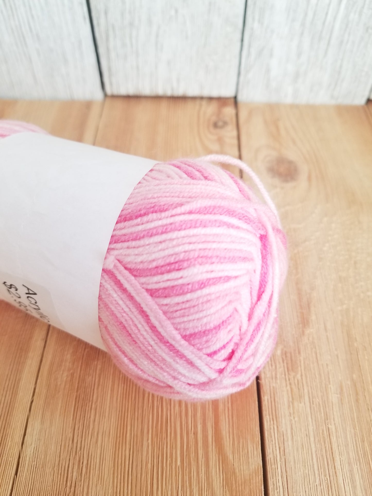 Prism Fabrics and Crafts Pink Variegated Acrylic Yarn 45g