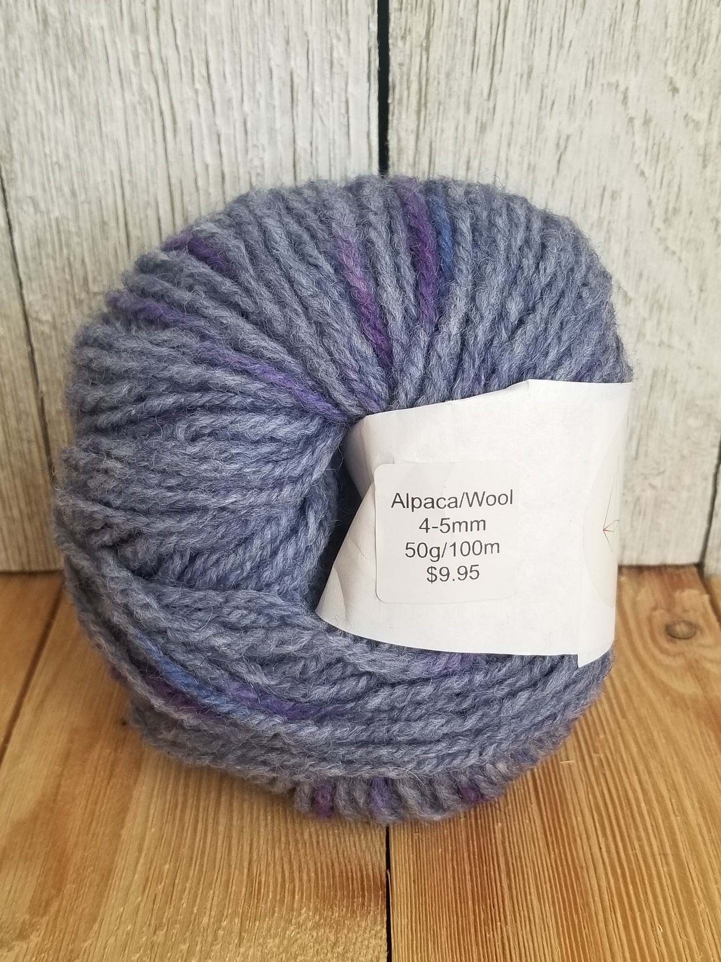 Prism Fabrics and Crafts Blue Purple Alpaca Wool 50g Yarn