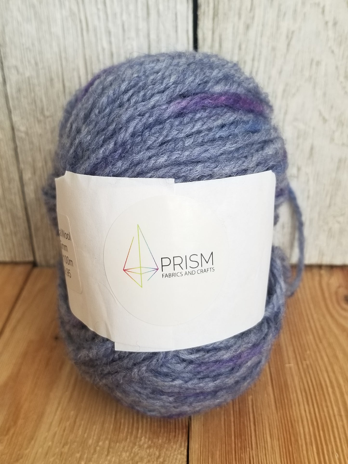 Prism Fabrics and Crafts Blue Purple Alpaca Wool 50g Yarn