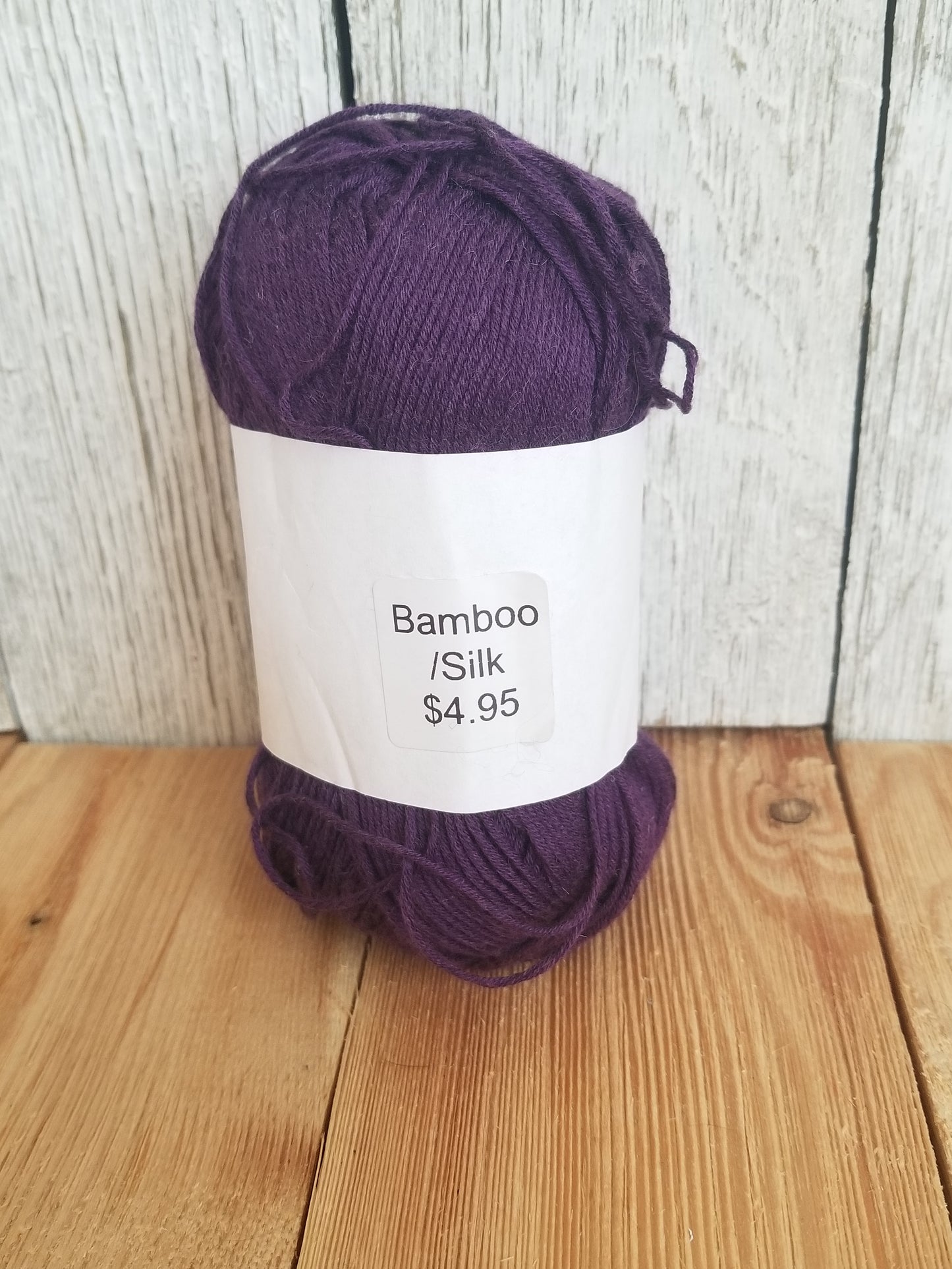 Prism Fabrics and Crafts Grape Purple Bamboo Silk 50g Yarn