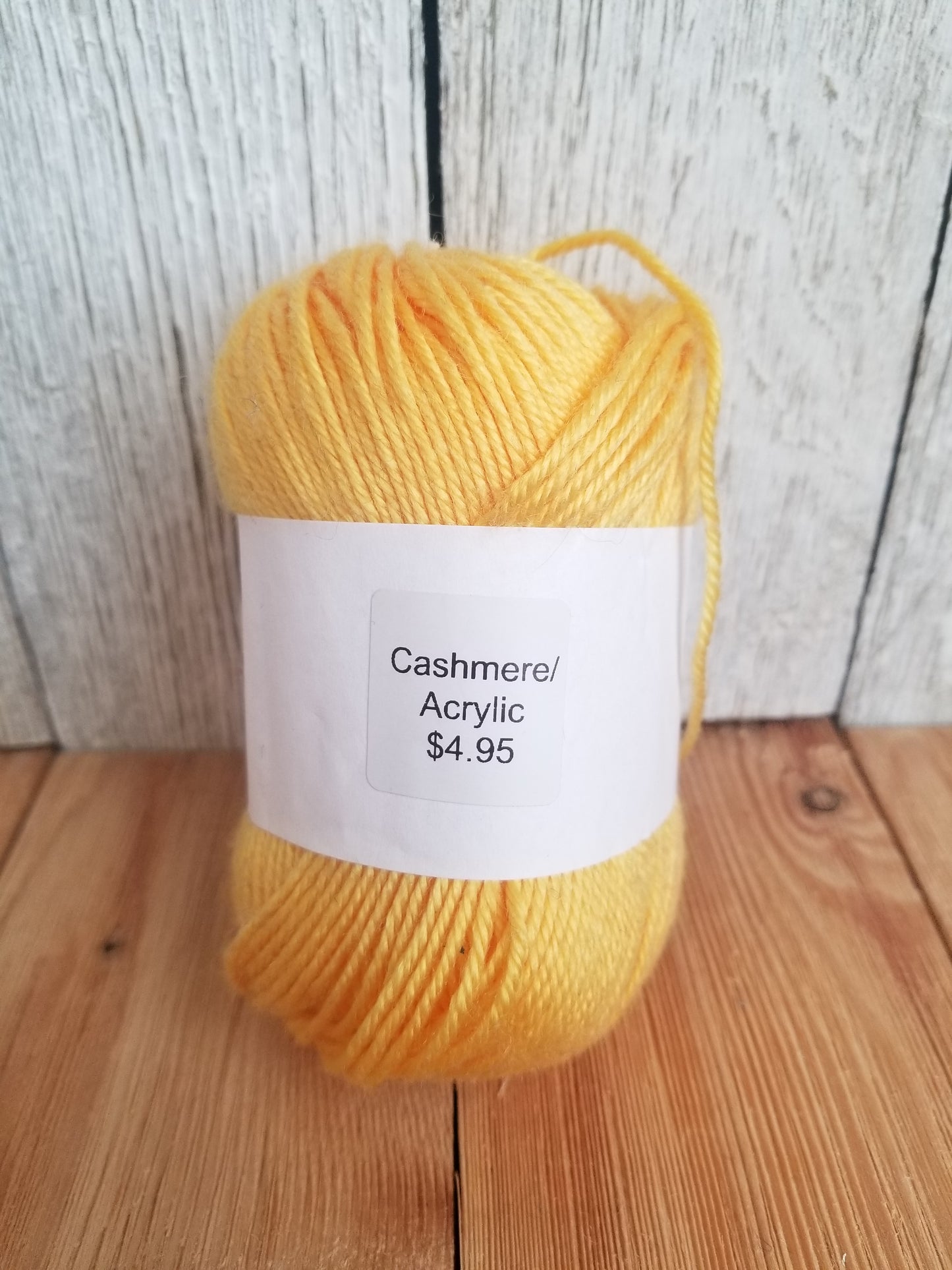 Prism Fabrics and Crafts Yellow Pink Cashmere Acrylic Yarn 50g