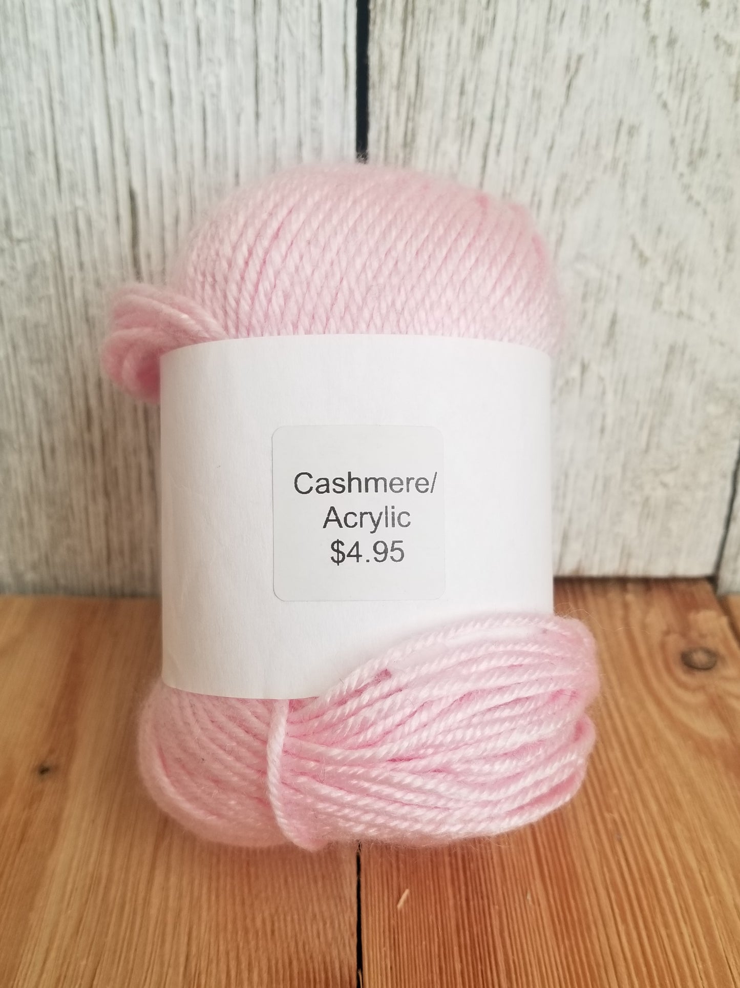 Prism Fabrics and Crafts Yellow Pink Cashmere Acrylic Yarn 50g