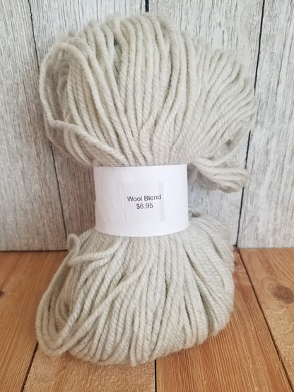 Prism Fabrics and Crafts Cream Ivory Wool Blend Yarn 100g