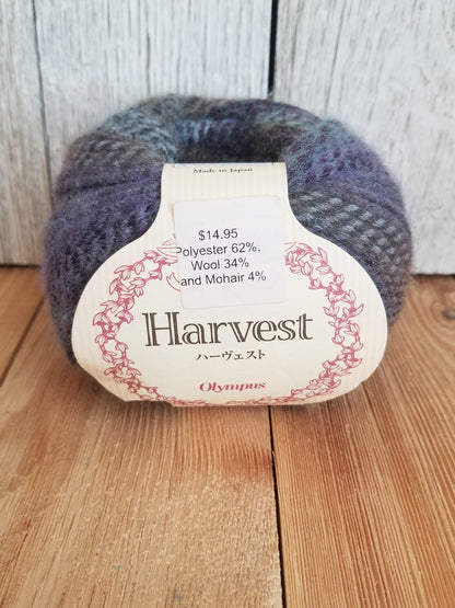 Olympus Harvest ハーヴェスト Polyester Wool Mohair Yarn 30g Pick Your Color