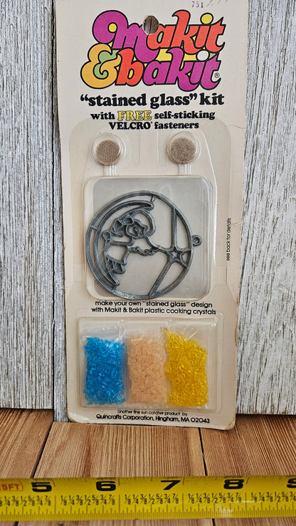 Vtg Makit & Bakit Suncatcher Frame OR Full Kits (U Choose Design)