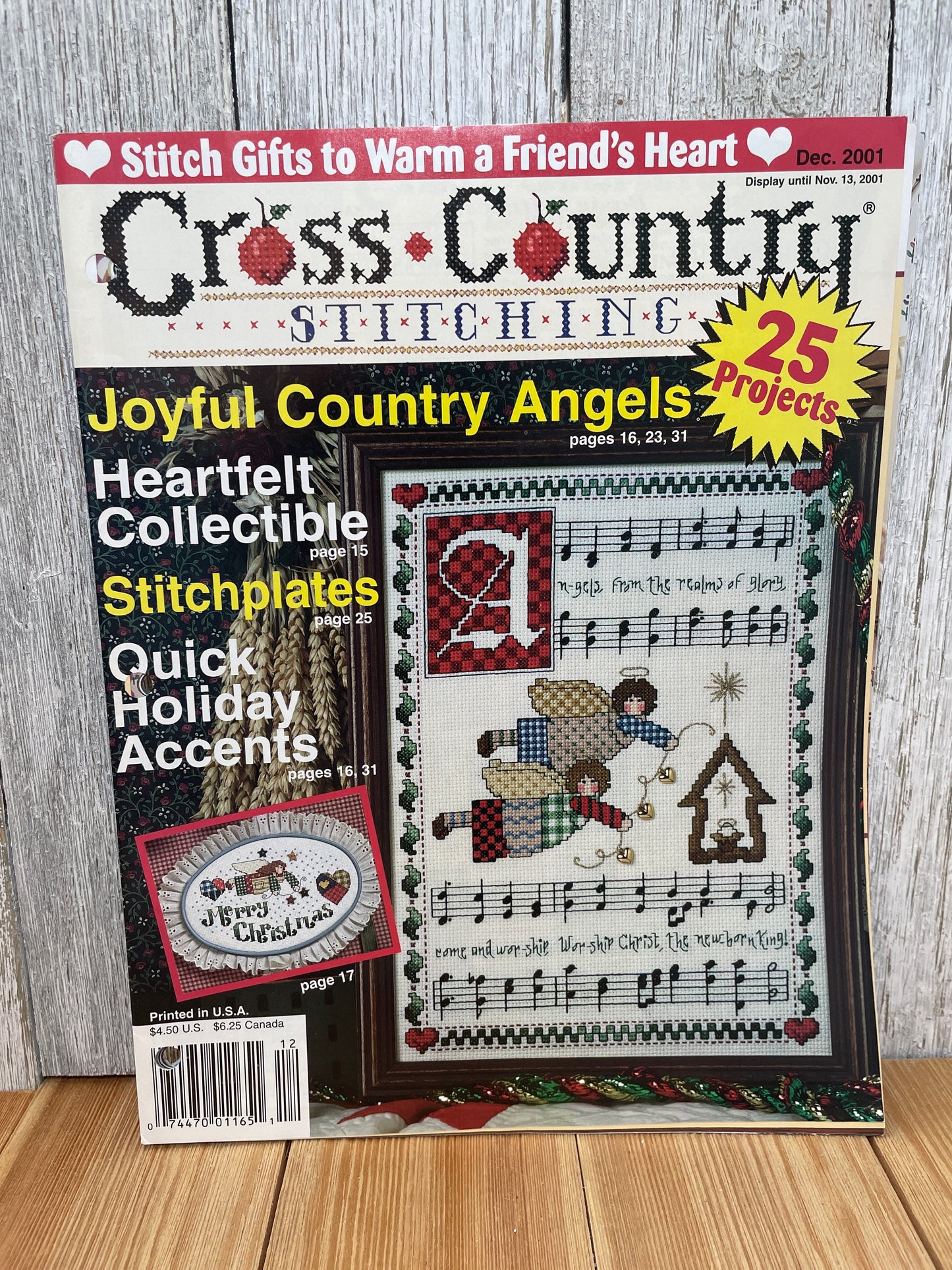 Cross Country Stitching Magazine Cross Stitch Pattern Choose Your Book