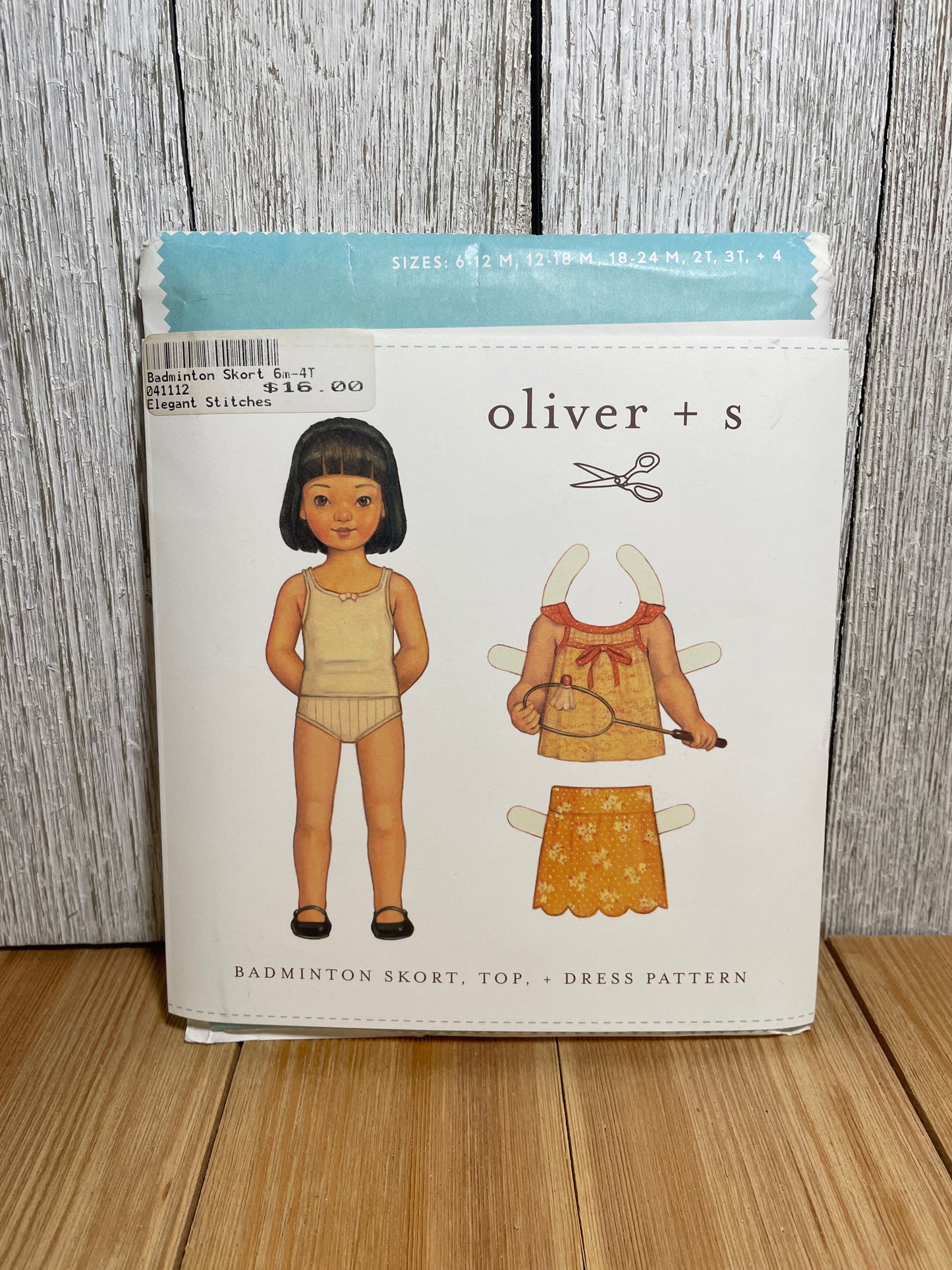 Oliver + S Girls Child Dress and Shorts Physical Pattern (U PIC Pattern) UNCUT FACTORY FOLDED Oliver and S